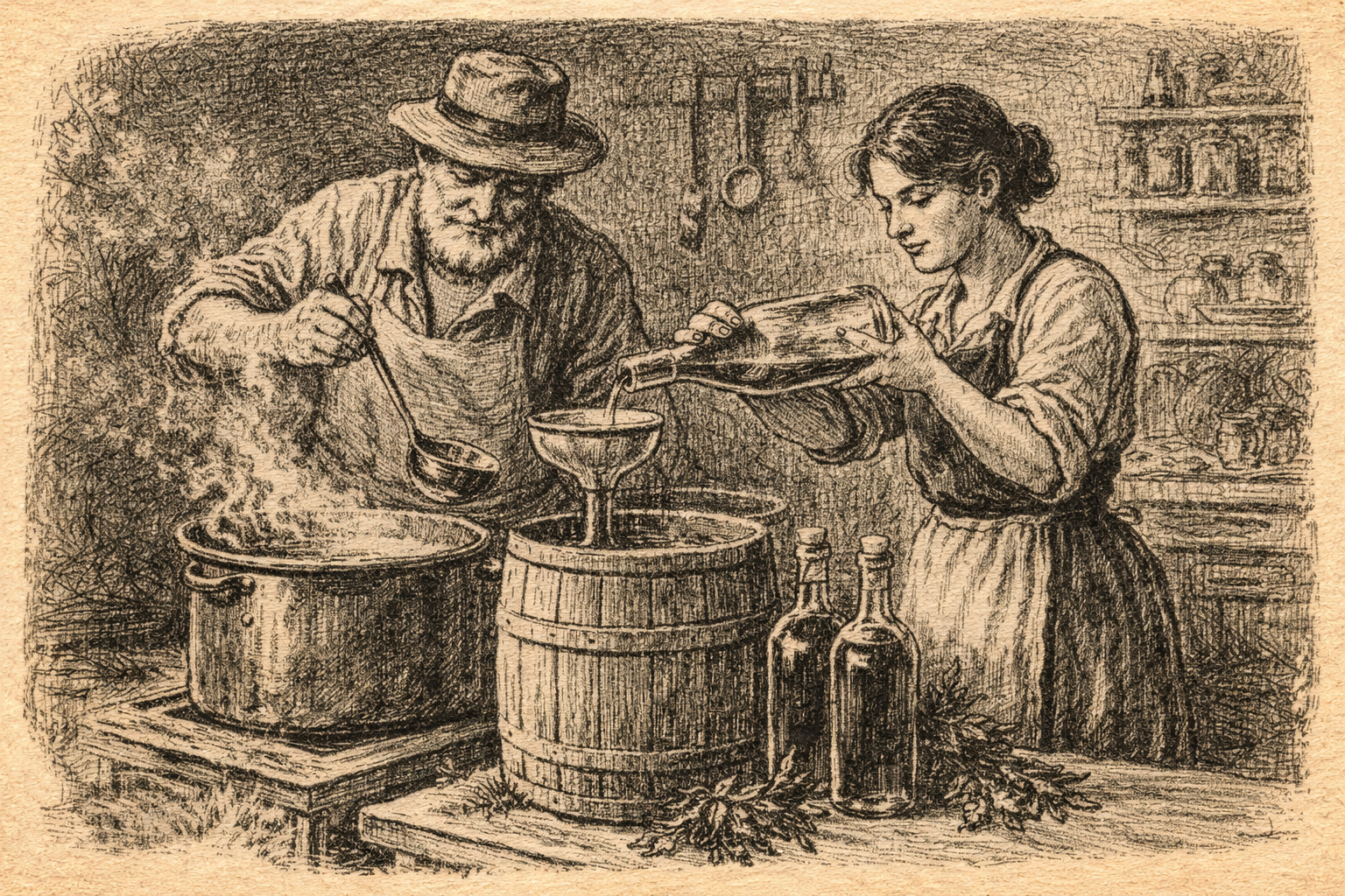 Quido Sklenar - stáčení medoviny